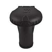 Attwood Deck Fills f/Pressure Relief Systems - Straight Body - Scalloped Black P