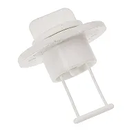 Barton Marine Drain Plug and Socket - White 15mm (19/32&quot;) Bore