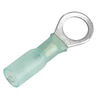 Pacer 16-14 AWG Heat Shrink Ring Terminal - 5/16&quot; Stud Size - 3 Pack
