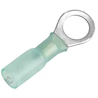 Pacer 16-14 AWG Heat Shrink Ring Terminal - 5/16&quot; Stud Size - 100 Pack