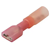 Pacer 22-18 AWG Heat Shrink Female Disconnect - 100 Pack