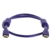 Cmple 995-N 28AWG HDMI Cable with Ferrite Cores - Purple - 3FT