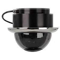 Iris Miniature Marine PTZ Dome Camera - Stainless Bezel - Hi-Resolution Analogue