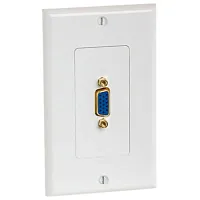 Cmple 999-N VGA 15pin Female Wall Plate (Gold Plated)