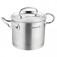 Korkmaz Proline Professional Series 9 Liter Stainless Steel Extra Deep Casserole