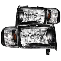ANZO 111067 Hdlt Blk Wambr Dge Ram