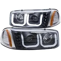 ANZO 111303 Ubar Gmc Black Clear99-06
