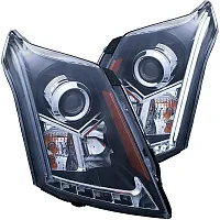 ANZO 111308 H.L.Srx Black/Clear 10-13