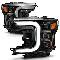 ANZO 111519 Led Projector Headlight; Black Hous