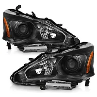 ANZO 121549 Projector Headlight Set; Clear Lens