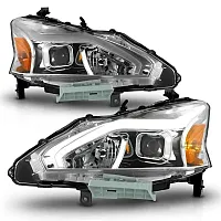 ANZO 121570 Projector Headlights W/ Light Bar C