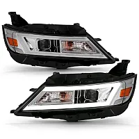 ANZO 121575 Projector Headlight Set; Square; Le