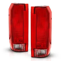 ANZO 311306 Tail Light Assembly; Red/Clear Lens