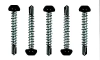 AP PRODUCTS 012PTK8112 Pan Hd Self Tap 8X1-1/2 Blk