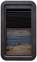 AP PRODUCTS 015201512 Thin Shade Complete Unit-Black
