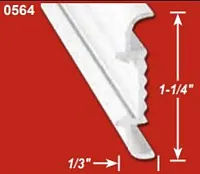 AP PRODUCTS 021564038 Molding Trim Mill 8&#039; Ea