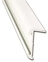 AP PRODUCTS 021574018 Roof Edge P.Wht 8&#039; Ea