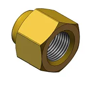 AP PRODUCTS MENS46 3/8'Shrt Forged Flare Nut