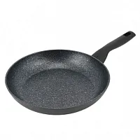 Korkmaz Nora Granit 2.4 Liter Aluminum Nonstick Frypan in Black