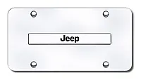 AUTO GOLD JEENCC Jeep Name Chr/Chr Plate