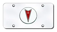 AUTO GOLD PONCC Pontiac Logo Chr/Chr Plt