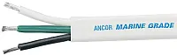 ANCOR 131310 100&#039; 12/3 Triplex Flat Wht/Blk/Grn