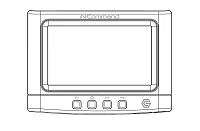 ASA NCSP35DC 4.3' In-Command Disp.Commander