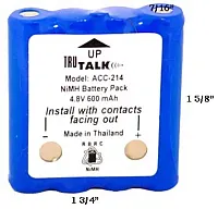 Barjan Acc214 Tk14Vwx Replacement 600Mah Nimh Battery