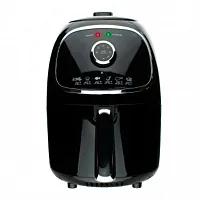 Brentwood AF-202BK 2 Quart Small Electric Air Fryer Black with Timer and Temp Co
