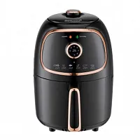 Brentwood AF-202BK 2 Quart Small Electric Air Fryer Copper with Timer and Temp C