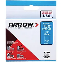 Arrow 50824 T50(R) Staples, 1,250 Pk (1/2&quot;)