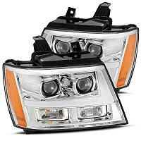 ALPHAREX USA 880298 Projector Headlights Chrome W/ Act