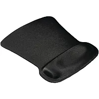 Allsop 30191 Ergoprene Gel Mouse Pad With Wrist Rest (Black)