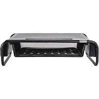 Allsop 32166 Metal Art Organizer 5 Monitor/Laptop/Printer Stand With Built-In Sl