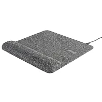 Allsop 32304 Powertrack Plush Wireless Charging Mousepad With Wrist Rest