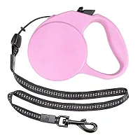 10-foot Pink Extra-Small Retractable Dog Leash ALSH-001