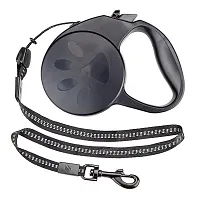10-foot Black Extra-Small Retractable Dog Leash ALSH-002