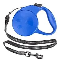 10-foot Blue Extra-Small Retractable Dog Leash ALSH-004