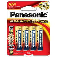 Panasonic Alkaline Size &quot;Aa&quot; Plus Power (8-Pack)
