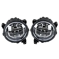 AMERICAN MOD MJPCC00101 9 Inch Led Halo Headlights With Sta