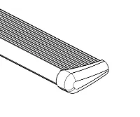 AMP RESEARCH 190319912 Running Board End Cap Kit