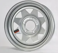 AMERICANA 20424 15X5 Spk 5H-4.5 Silver