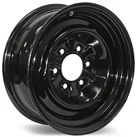 AMERICANA 20514 15X6 Conv 6H-5.5 Blk 0 Offset 3.65P