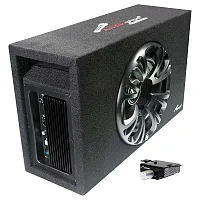 Audiopipe Single 10&quot; Amplified Ported Bass Enclosure  1200 Watts