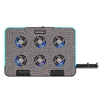 Enhance Envoc62100Clws Voltaic 2 Laptop Cooling Pad With 6 Fans, Rgb Lighting, A