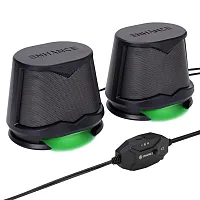 Enhance Enpcsb2100Gnws 10-Watt Sb2 High-Excursion Computer Speakers With Lights,