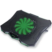 Enhance Engxc50100Gnws Cryogen 5 Laptop Cooling Pad With 1 Large Fan, Rgb Lighti