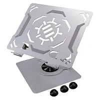 Enhance Enpcr10100Svws R1 Rotating Adjustable Laptop Stand With 3 Cable Holders