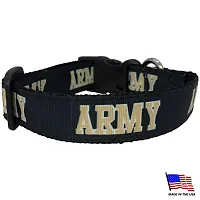 All Star Dogs Army Black Knights Pet Collar - Medium