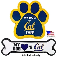 All Star Dogs Cal Berkeley Car Magnets - Bone